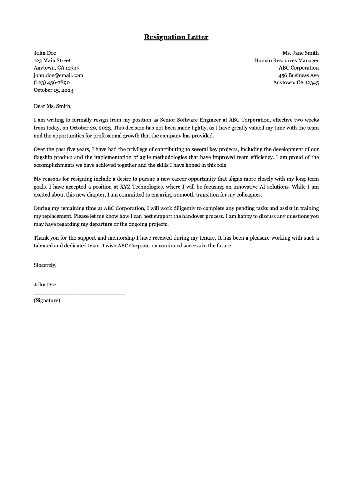 Professional resignation letter template with placeholder fields_1_variant_1